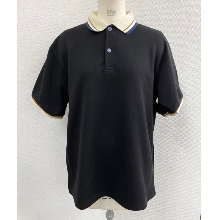 63190  OPST ポロシャツ　黒　サイズO ZANONE - 815109 ZG380 アイスコットン 3Bポロシャツ / Z2201
