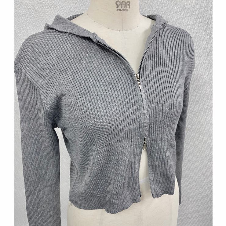 ダブルジップコンパクトニットパーカー | LADY LIKE  | 詳細画像36 