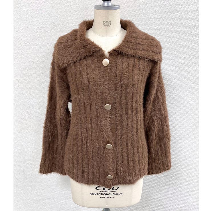 メタルボタン襟付きカーディガン | LADY LIKE  | 詳細画像8 