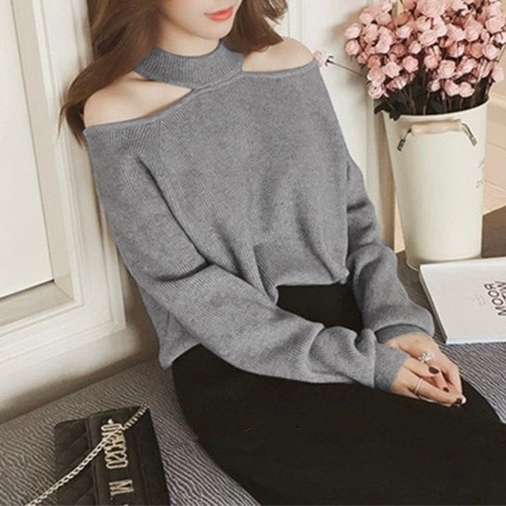 週末値下げ！ショピングバックおまけ付　20471120 ニット　カットソー feepur（フェピュール） ニット セーター 「ハンドウォッシャブル