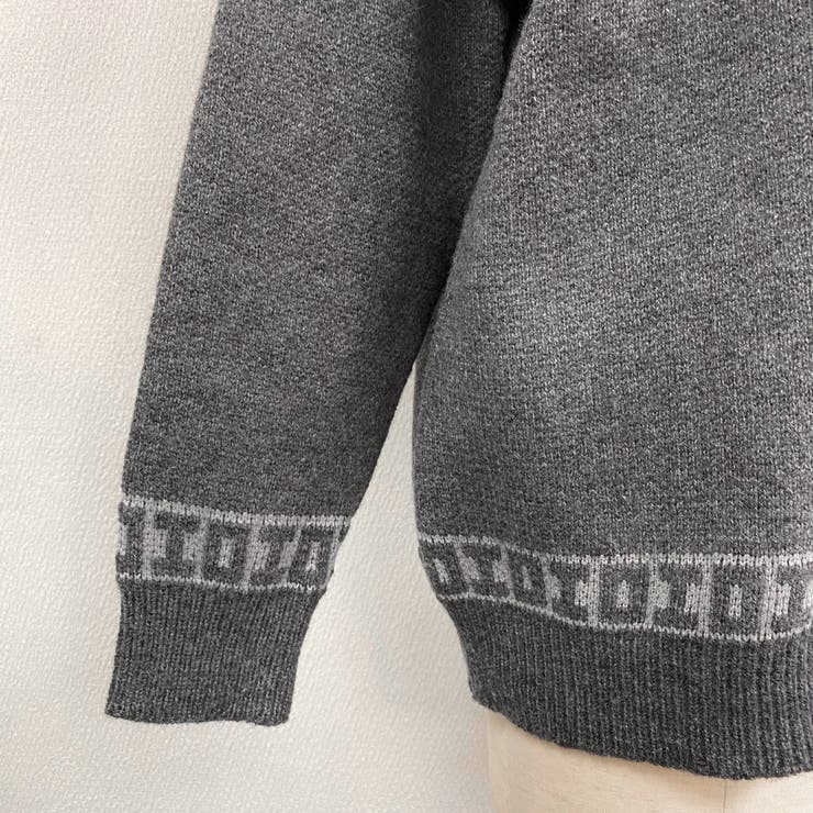 オルテガ柄ニットパーカー | LADY LIKE  | 詳細画像15 