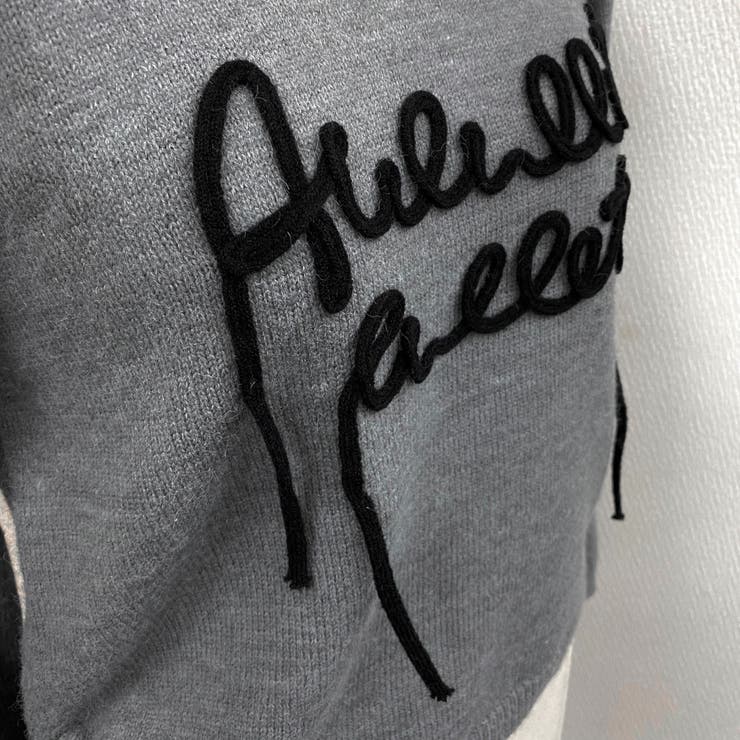 サイド絞りラインロゴニット | LADY LIKE  | 詳細画像11 