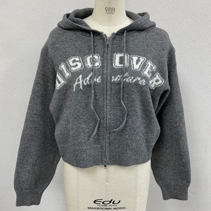 カレッジロゴニットパーカー | LADY LIKE  | 詳細画像7 