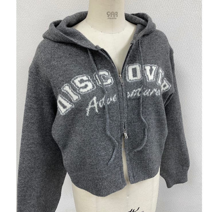 カレッジロゴニットパーカー | LADY LIKE  | 詳細画像8 