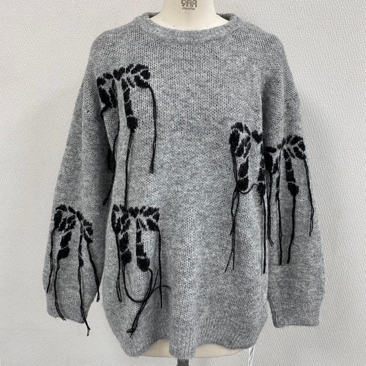 リボンデザインゆったりニット | LADY LIKE  | 詳細画像16 