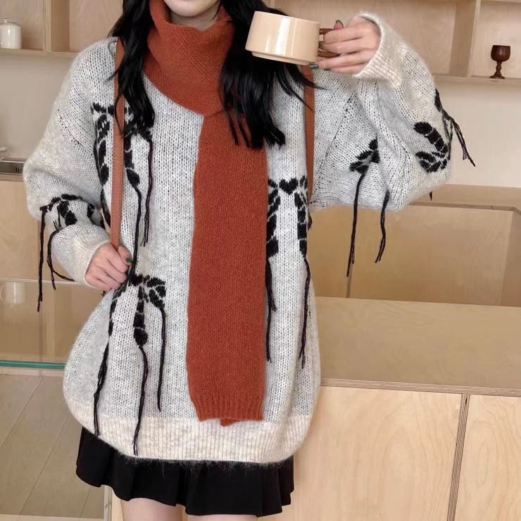 リボンデザインゆったりニット | LADY LIKE  | 詳細画像7 