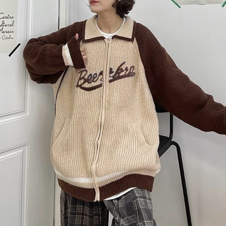 フロントロゴジップカーディガン | LADY LIKE  | 詳細画像4 