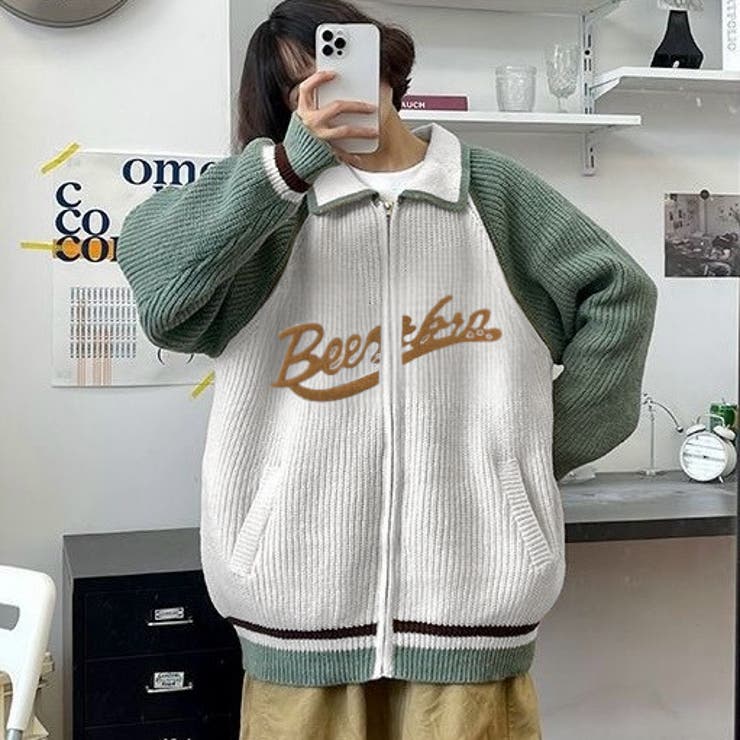 フロントロゴジップカーディガン | LADY LIKE  | 詳細画像6 