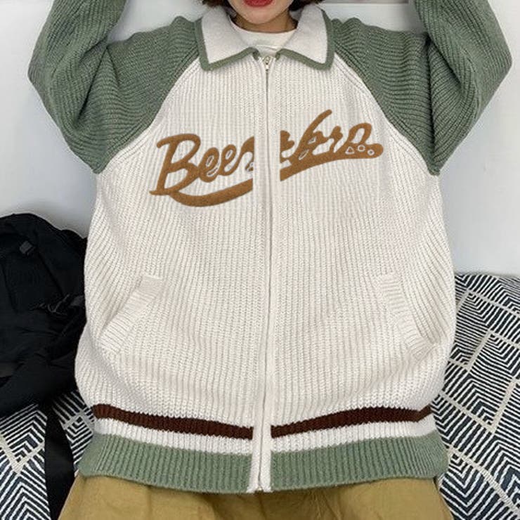 フロントロゴジップカーディガン | LADY LIKE  | 詳細画像7 