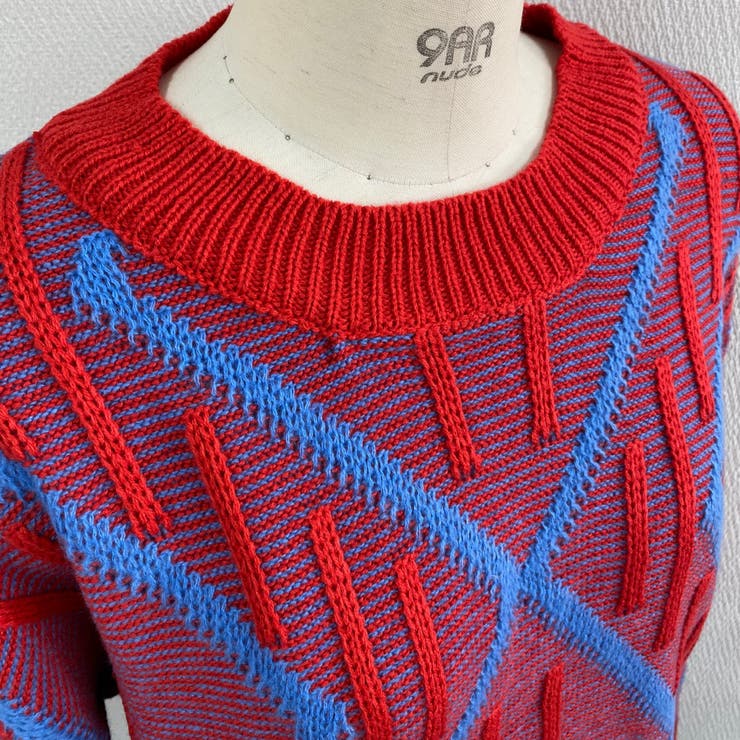 凹凸アート柄ニット | LADY LIKE  | 詳細画像8 