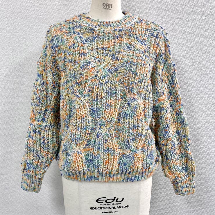 ミックスカラーケーブル編みニット | LADY LIKE  | 詳細画像10 