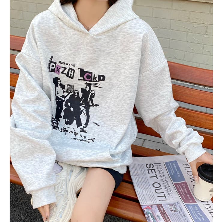 に*ん様 【近年】ハチヤーズ　XL　ボンディングパーカー　バックロゴ　ライトグレ に*ん様 【近年】ハチヤーズ XL ボンディングパーカー バックロゴ