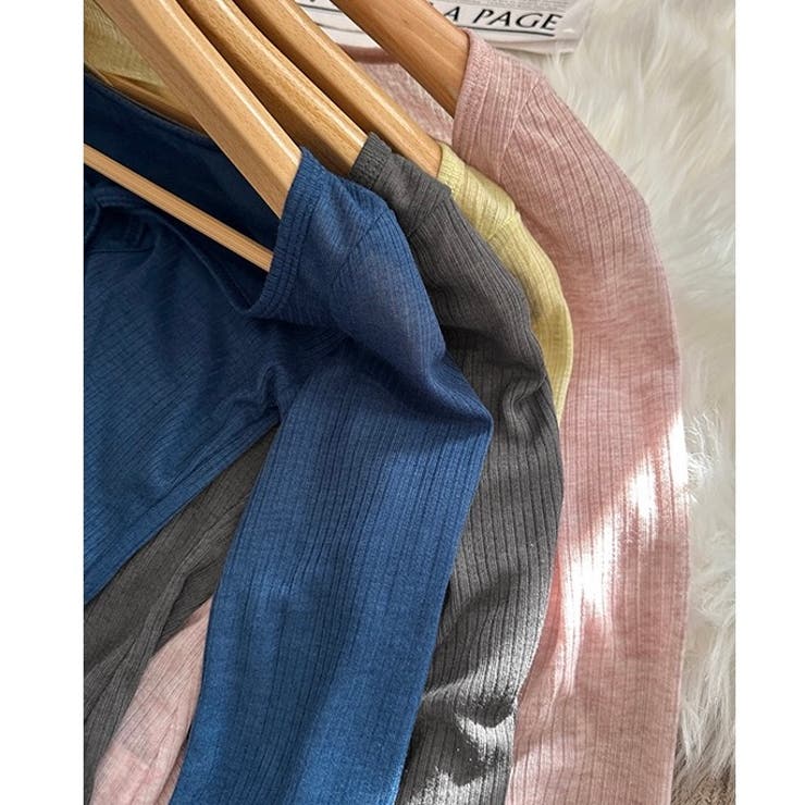 【春夏新作】胸リボンデコルテ空きシアートップス | LADY LIKE  | 詳細画像17 