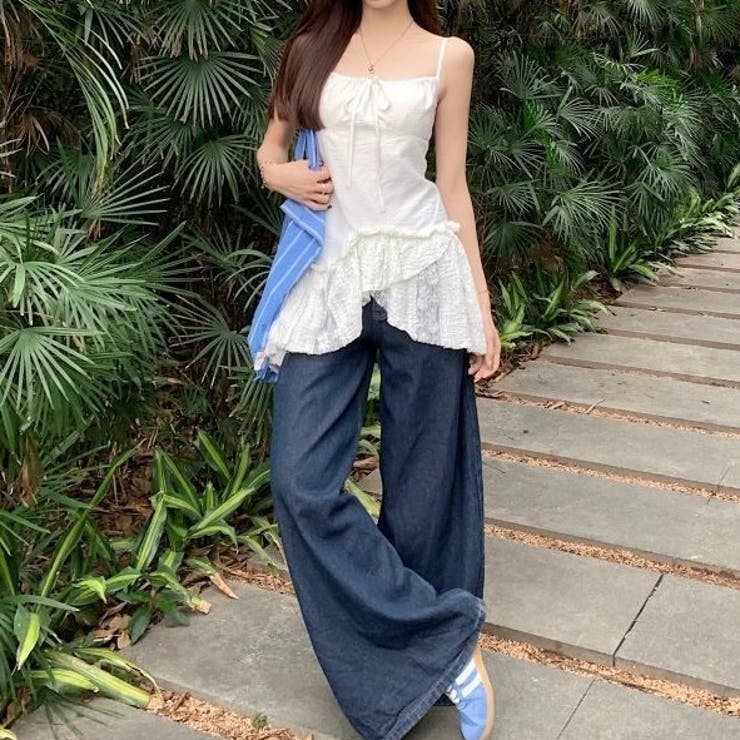 【春夏新作】ランダムヘムキャミチュニック | LADY LIKE  | 詳細画像12 