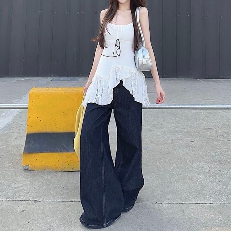 【春夏新作】ランダムヘムキャミチュニック | LADY LIKE  | 詳細画像8 