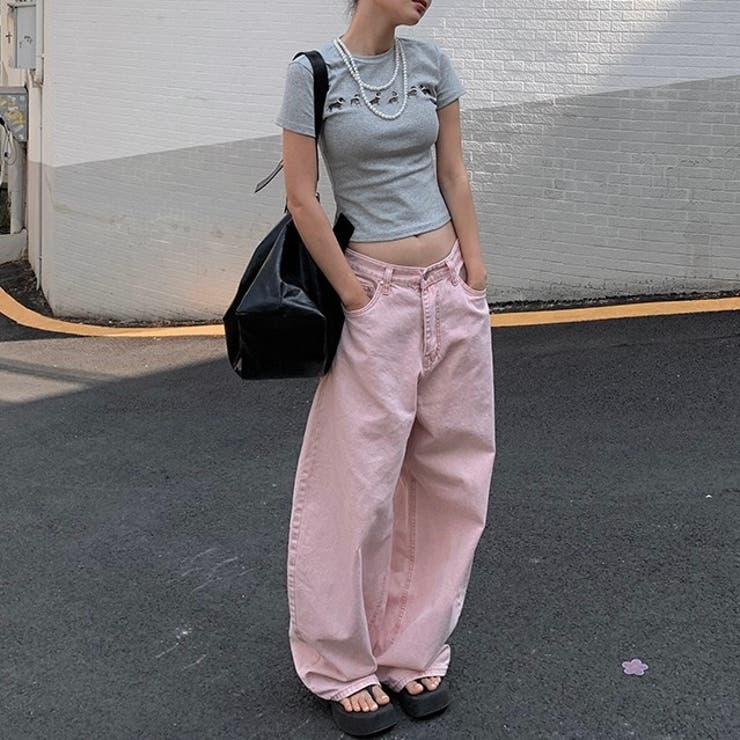 【春夏新作】ダックスプリント半袖Tシャツ | LADY LIKE  | 詳細画像16 