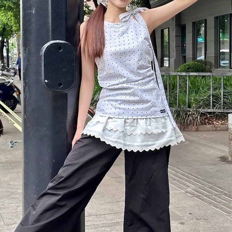 2点セット！axes femme ビックリボンノースリーブ y2k