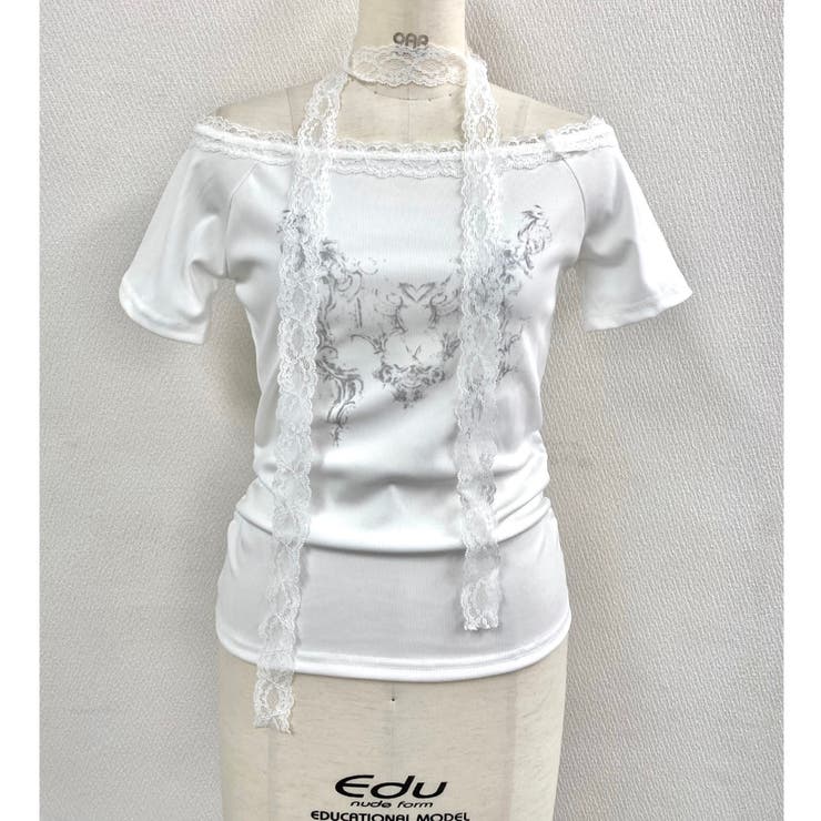 tシャツ Side Gather Boat Neck Tee /サイドギャザーT レディース LADY LIKE tシャツ サイドギャザーワンショルダートップス