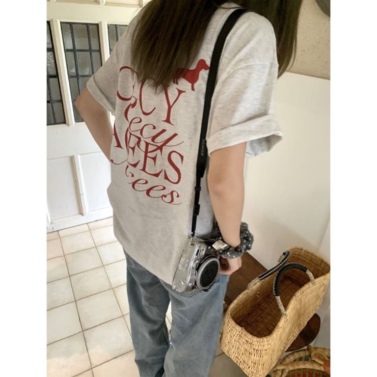 【春夏新作】ドッグロゴバックプリントTシャツ | LADY LIKE  | 詳細画像4 