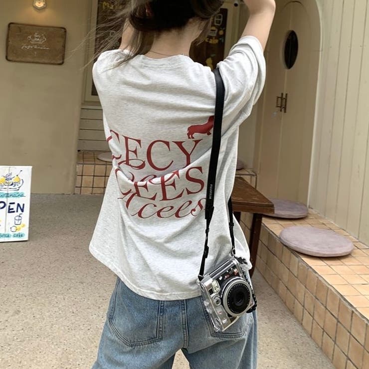 【春夏新作】ドッグロゴバックプリントTシャツ | LADY LIKE  | 詳細画像6 