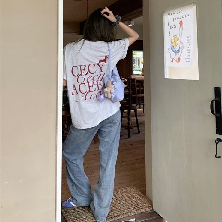 【春夏新作】ドッグロゴバックプリントTシャツ | LADY LIKE  | 詳細画像8 