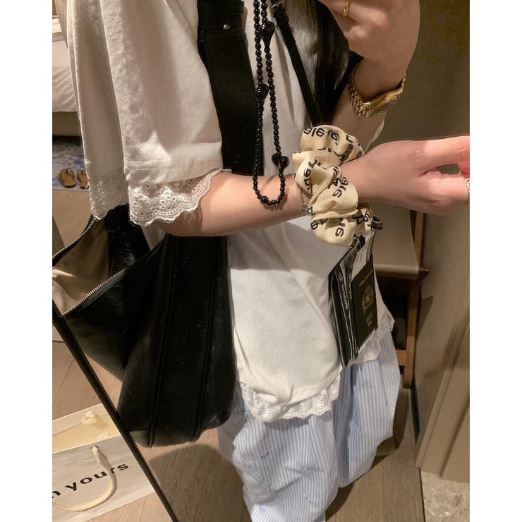 【春夏新作】レーストリミングゆったり半袖Tシャツ | LADY LIKE  | 詳細画像16 