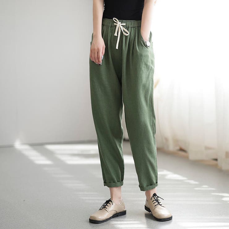 新品✨ADORE　2021年モデル　ウエストゴムテーパードパンツ　黒　38 KOEISTORE テーパードパンツ レディース 春 夏 春夏 黒