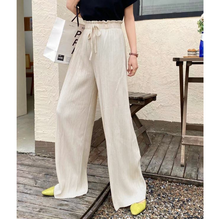 ミニプリーツワイドパンツ | LADY LIKE  | 詳細画像13 