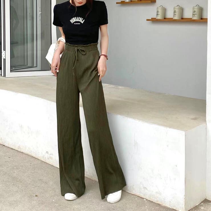 ミニプリーツワイドパンツ | LADY LIKE  | 詳細画像18 