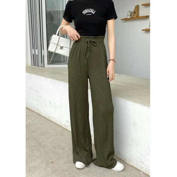 ミニプリーツワイドパンツ | LADY LIKE  | 詳細画像19 