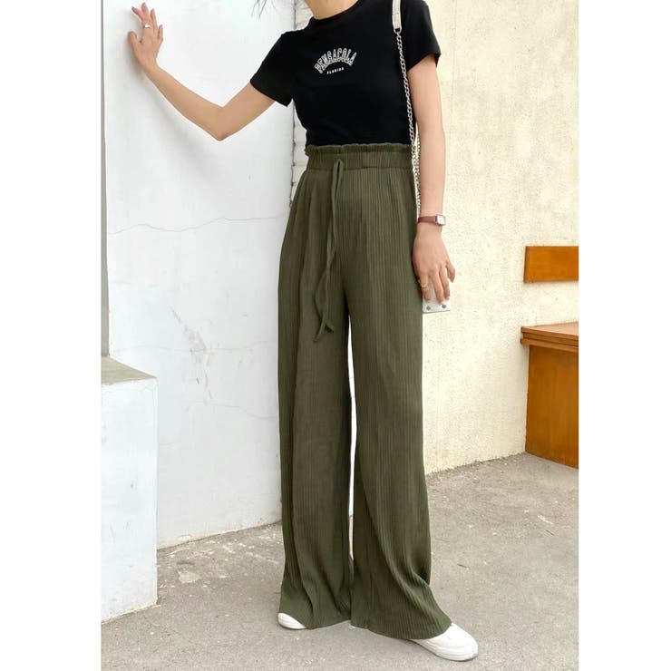 ミニプリーツワイドパンツ | LADY LIKE  | 詳細画像21 