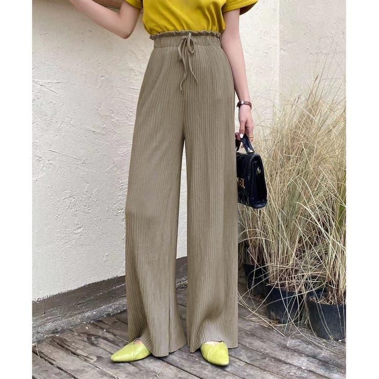 ミニプリーツワイドパンツ | LADY LIKE  | 詳細画像3 