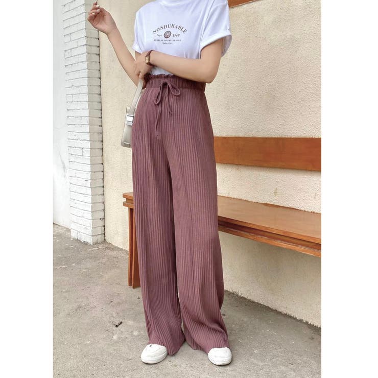 ミニプリーツワイドパンツ | LADY LIKE  | 詳細画像8 