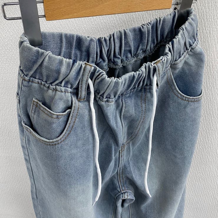 ダークデニムパンツ Lサイズ ウエストゴム GOLDJAPAN 大きいサイズ レディース パンツ ジーンズ デニム