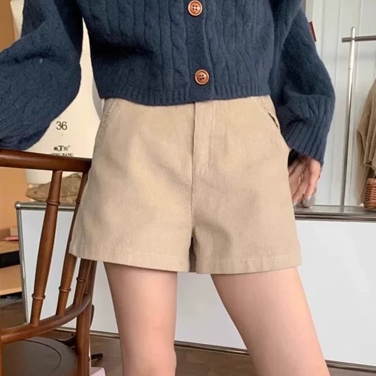 ミニコーデュロイショートパンツ[品番：SHNW0012090]｜LADY LIKE