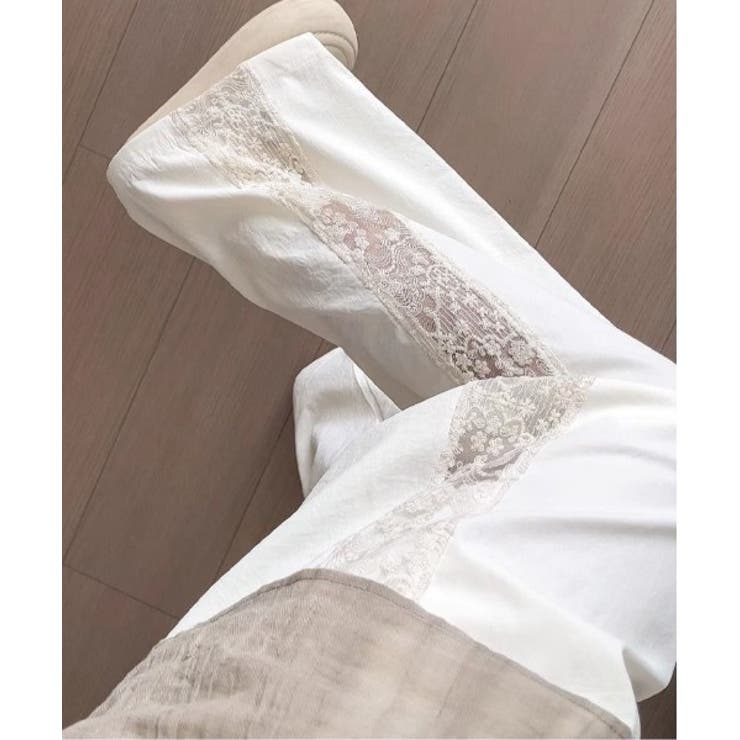 【春夏新作】サイドレースワイドイージーパンツ | LADY LIKE  | 詳細画像23 