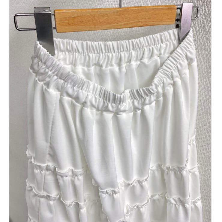 ウエストゴム段々ティアードスカート[品番：SHNW0008886]｜LADY LIKE