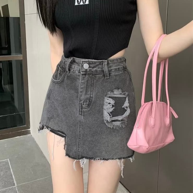 希少ダイヤd.i.aソジュールダイヤ　ダメージラメ入りペイントデニムミニスカート 希少ダイヤd.i.aソジュールダイヤ ダメージラメ入りペイントデニムミニ