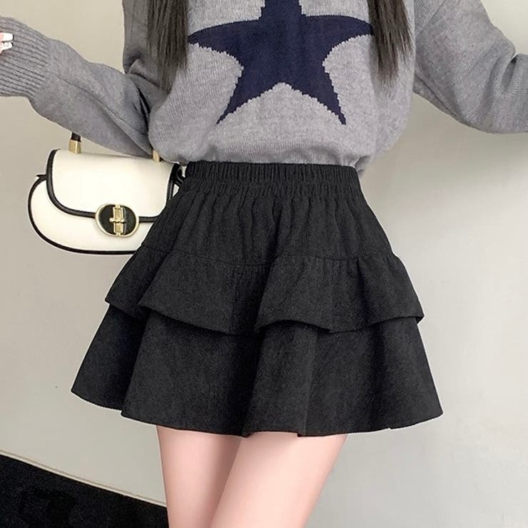 ⭐d.i.a. コーデュロイラビットファー付きミニスカート⭐サイズS⭐ ⭐d.i.a. コーデュロイラビットファー付きミニスカート⭐サイズS