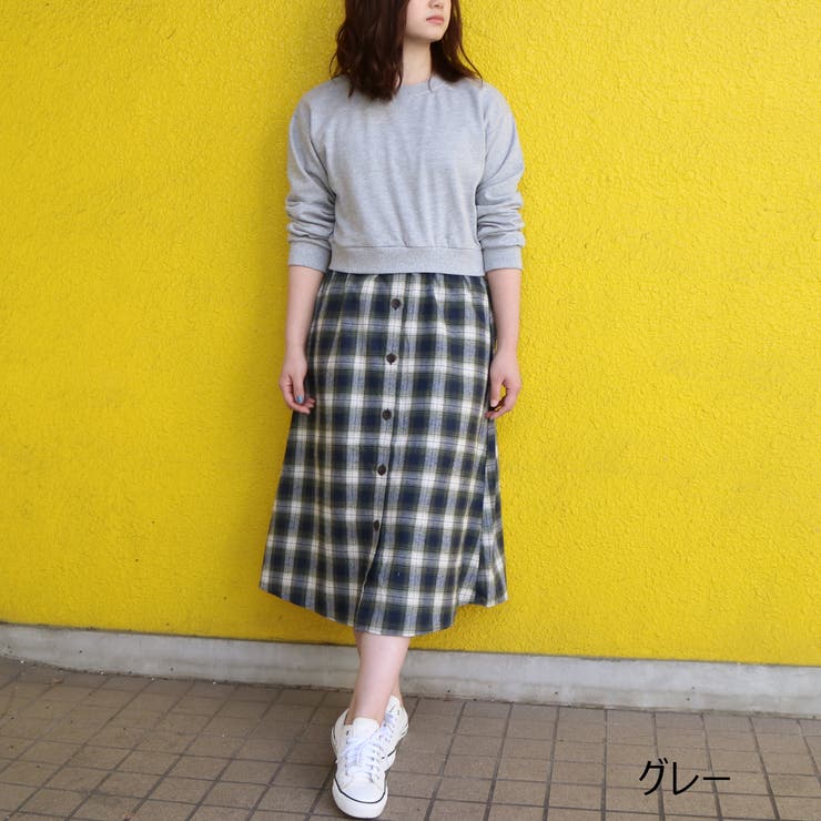 トレーナー シャツドッキングワンピース 春 秋 品番 Shnw Lady Like レディライク のレディースファッション通販 Shoplist ショップリスト