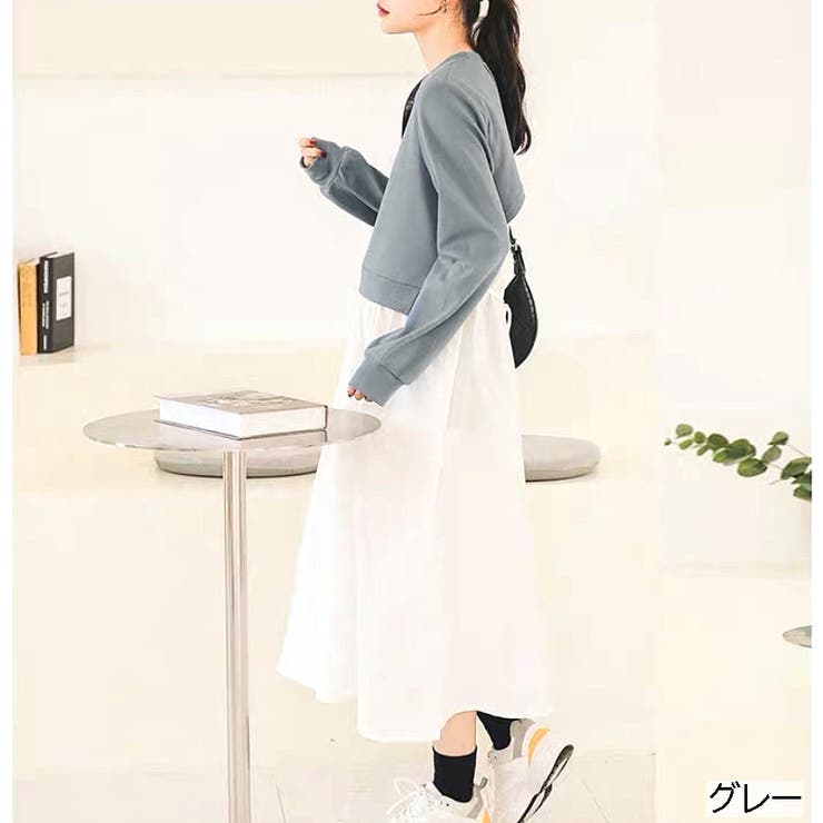 バックレイヤードッキングワンピース 重ね着 スエット 品番 Shnw Lady Like レディライク のレディースファッション通販 Shoplist ショップリスト