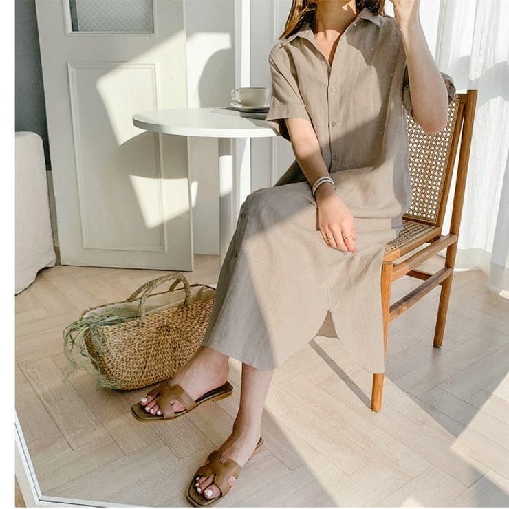 ひもベルト付きロングシャツワンピース ロング 羽織 品番 Shnw Lady Like レディライク のレディースファッション通販 Shoplist ショップリスト