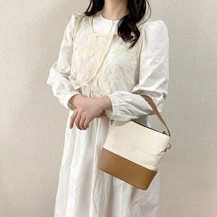 レースベスト付きワンピース 2点 セット | LADY LIKE  | 詳細画像4 