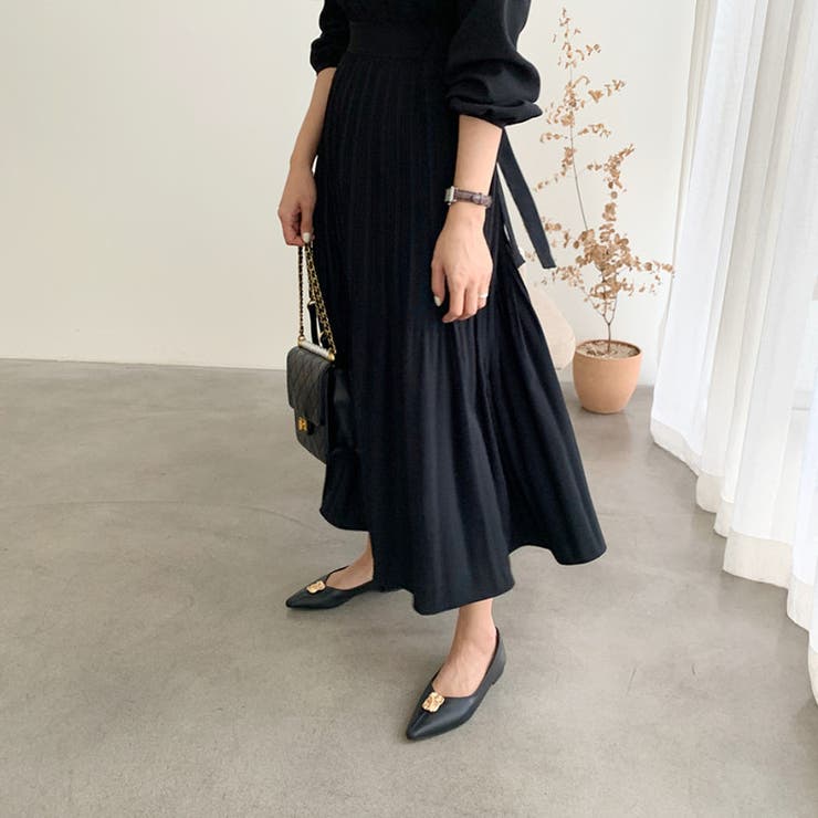 ウエスト切替えミニプリーツとろみワンピース | LADY LIKE  | 詳細画像13 