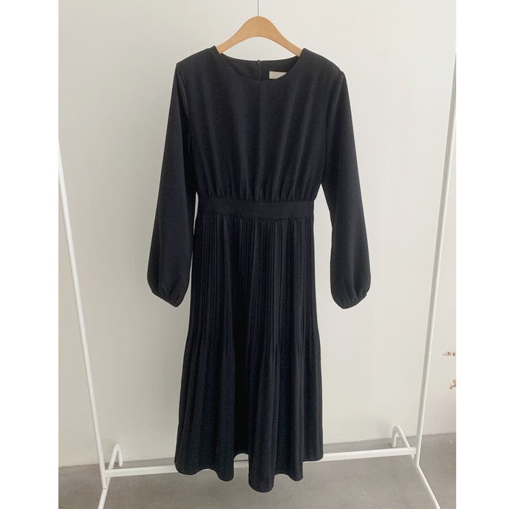 ウエスト切替えミニプリーツとろみワンピース | LADY LIKE  | 詳細画像14 