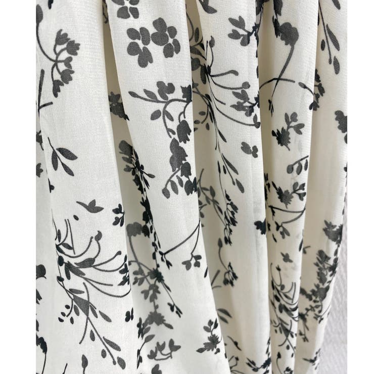 花柄シフォンカシュクールワンピース | LADY LIKE  | 詳細画像19 