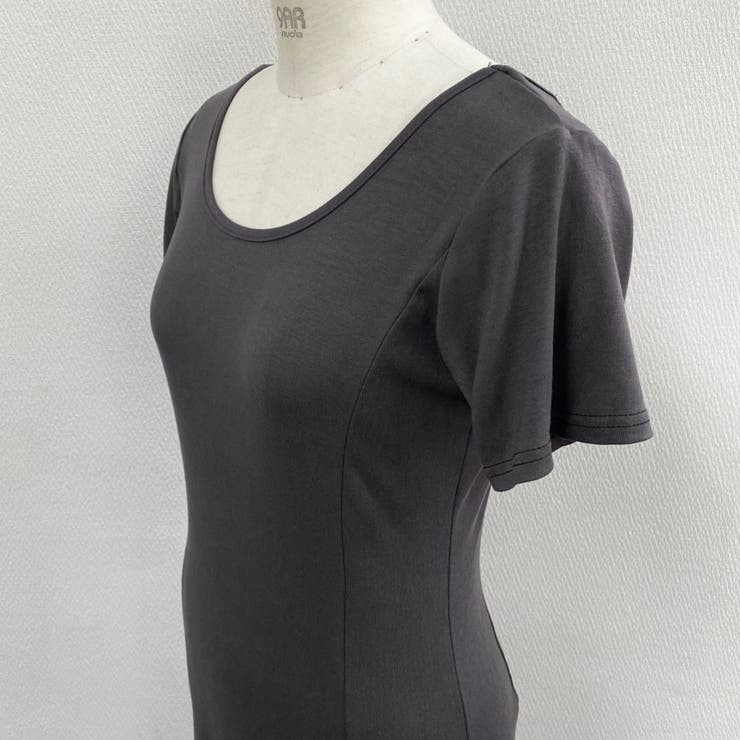 バックリボン半袖ロングワンピース | LADY LIKE  | 詳細画像16 