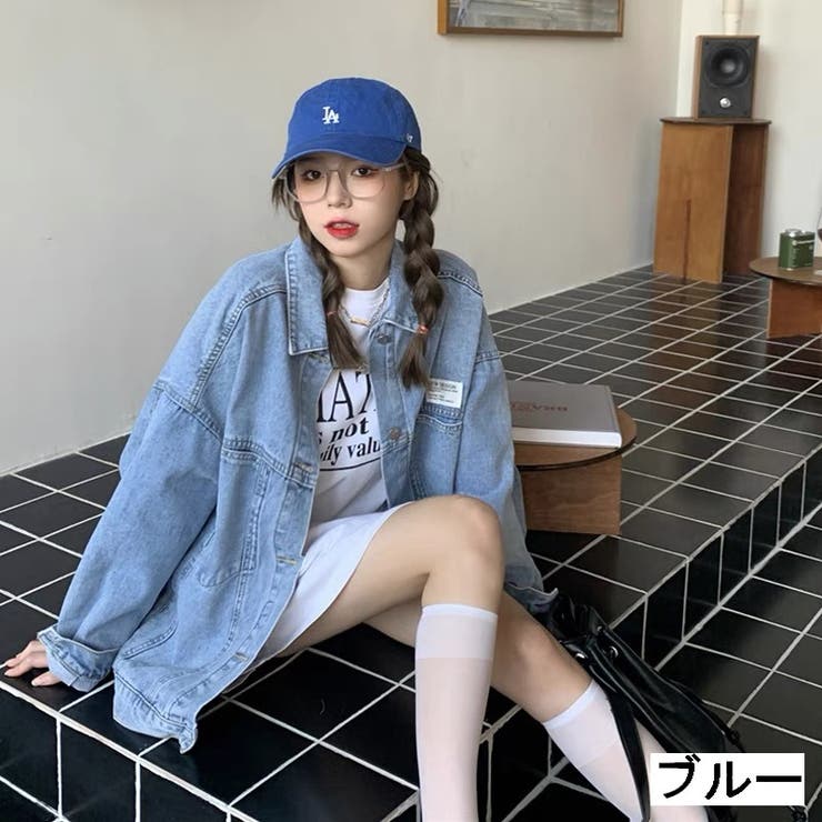オーバーサイズワンポイントgジャン デニム ジャケット 品番 Shnw Lady Like レディライク のレディース ファッション通販 Shoplist ショップリスト