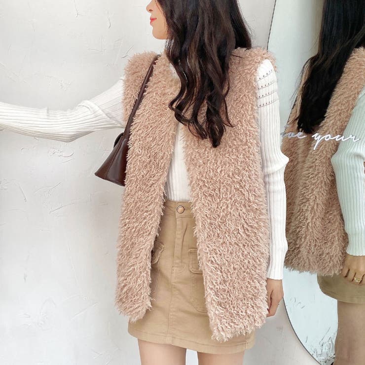 プードルファーベスト | LADY LIKE  | 詳細画像9 