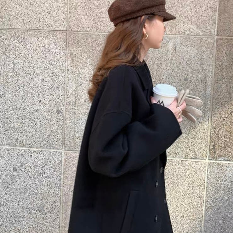 ソフトロングチェスターコート[品番：SHNW0010299]｜LADY LIKE